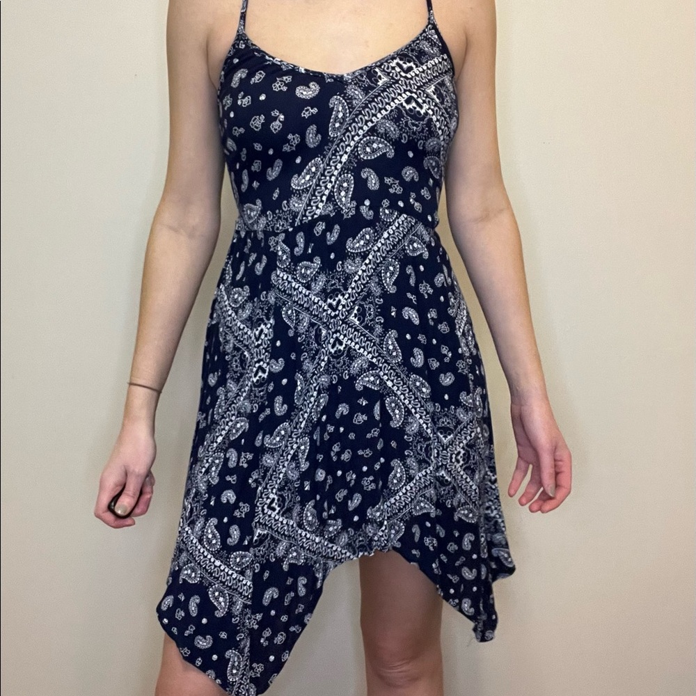 Really cute bandana print dress!